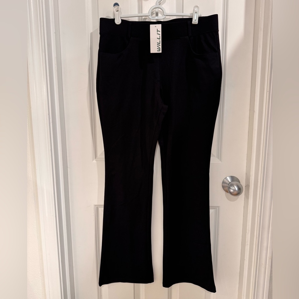 Willit Women's Yoga Dress Pants Bootcut Stretch Work Slacks Office Pants